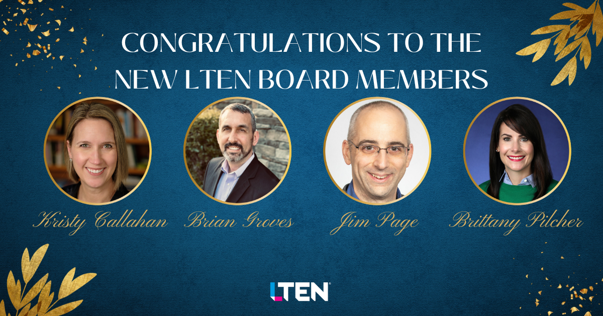 LTEN Welcomes Four New Training Executives to the LTEN Board of Directors