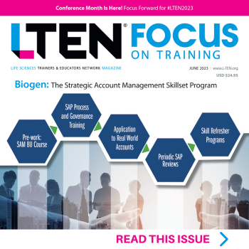 Focus On Training Magazine - June 2023 - Cover story: Biogen: The strategic account management skillset program